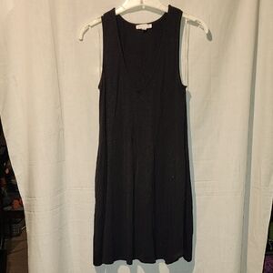 Socialite Womens Size XS Cutout Sleeveless Black Dress Mini Made In USA